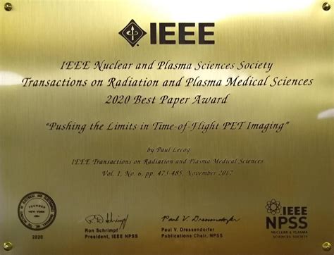 announcements ieee transactions  radiation  plasma medical sciences