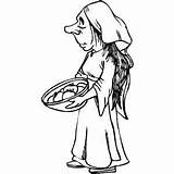 Poor Peasant Coloring Woman Clipart Medieval Pages Clip Servant Peasants Colouring Beggar Knights Cliparts Library Clipground Printablecolouringpages sketch template