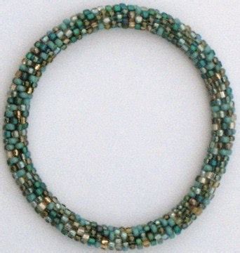 turquoise glass beccasbracelets