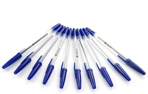 sidco kugelschreiber  stueck schreiber kuli blau schutzkappe blaue