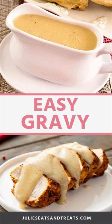 easy homemade turkey gravy recipe julie s eats and treats