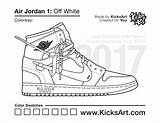 Kicksart Sneakers Jordans Tagless sketch template