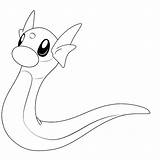 Buizel Xcolorings Dratini Diglett Umbreon sketch template