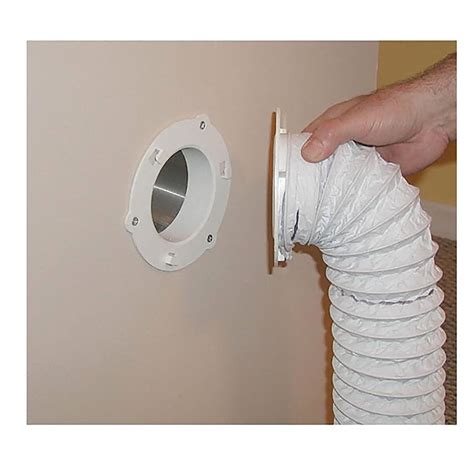 dryer vent    tubes white connect  disconnect  vent pipe  seconds  dryer dock
