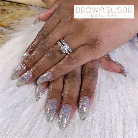 glitter set short nail designs nail spa sugar nails
