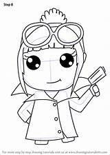 Step Kawaii Lucy Wilde Despicable Draw Drawing Tutorials sketch template