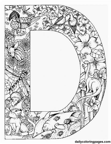 alphabet adult coloring pages