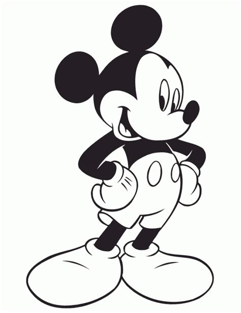 mickey coloring pages  print