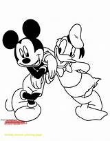 Mickey Mouse Coloring Pages Friends Baby Disney Drawing Donald Minnie Duck Original Book Goofy Printable Disneyclips Pluto Innovative Getdrawings Color sketch template