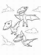 Pteranodons Bestcoloringpagesforkids sketch template
