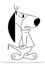 Doggie Draw Augie Mcgraw Quick Drawing Step Cartoon Show Tutorials Tv Drawingtutorials101 sketch template