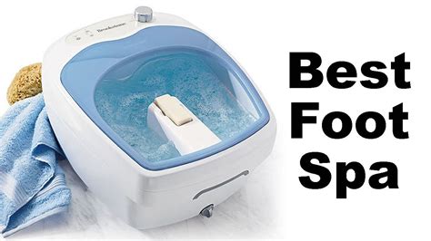 heated foot bath spa  home review youtube