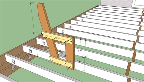 deck bench howtospecialist   build step  step diy plans
