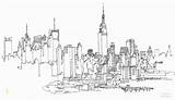 City Skyline Outline Drawing York Nyc Line Sketch Coloring Pages Cityscape Drawings Pen Ink Landscape Paintingvalley Tumblr Pencil Divyajanani Google sketch template