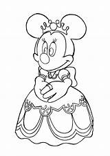 Minnie Mouse Coloring Pages Pdf Baby Princess Kids Printable Camping Colouring Print Color Getcolorings Getdrawings Comments sketch template