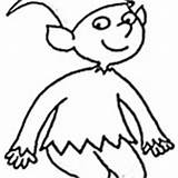 Hobgoblin Coloring Pages Duende Sprite sketch template