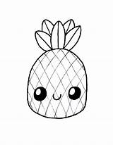 Pineapples Popular sketch template