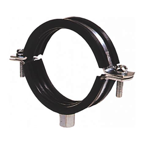jtm bracketry rubber lined steel pipe clip clamp pipe