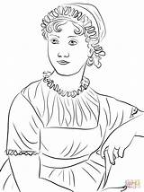 Jane Austen Coloring Pages Drawing Printable Girl Sheets Book Supercoloring 2021 Choose Board Categories sketch template
