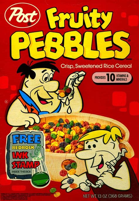 how the flintstones helped debut fruity pebbles and cocoa pebbles cereals