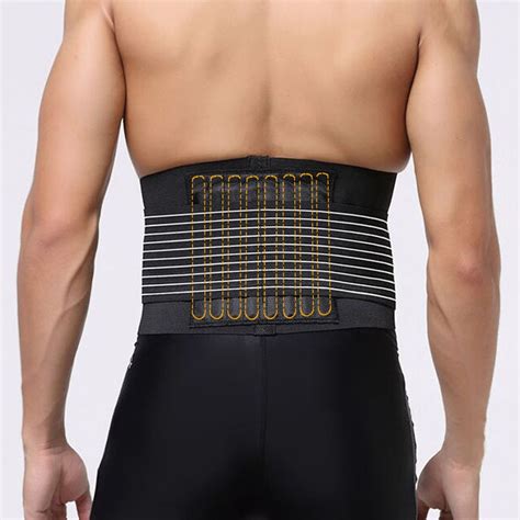 waist support belt durable  support brace belt lumbar adjustable
