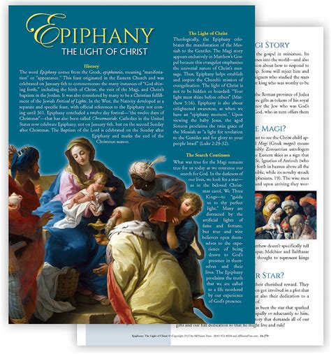 epiphany bulletin insert