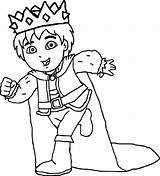 Go Diego Coloring King Wecoloringpage sketch template