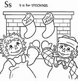 Raggedy Andy Ann Coloring sketch template