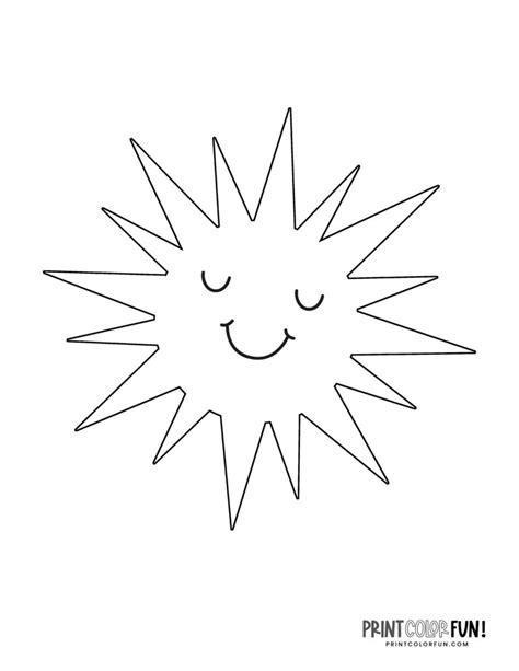 fun sun clipart  cute sun printable coloring pages  crafts