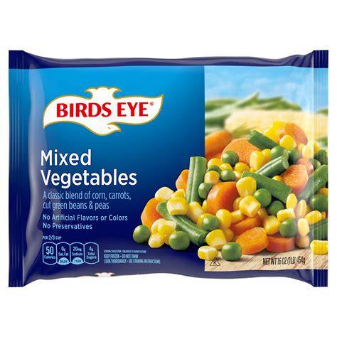 mosers foods birds eye classic mixed vegetables  oz