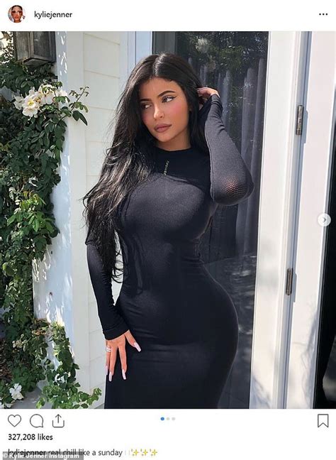 kylie jenner sends temperatures soaring as she flaunts her curves in a