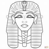 Masks Kolorowanki Egizie Maschere Kolorowanka Supercoloring Maska Maschera Egiziana Egipt Druku Egipska sketch template