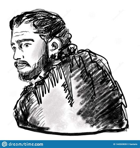 Game Of Thrones Character Kit Harington In Role Of Jon