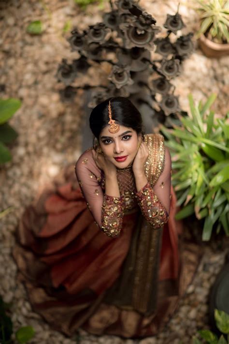 Pavithra Lakshmi In Bridal Half Saree Photos South Indian Actress