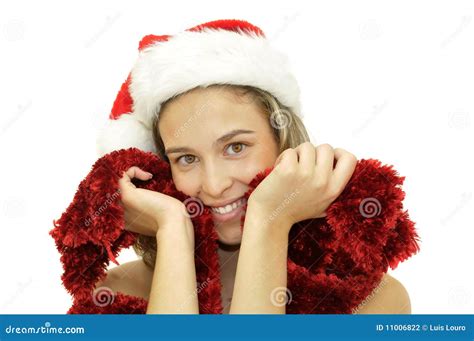 christmas girl stock photo image  holiday casual