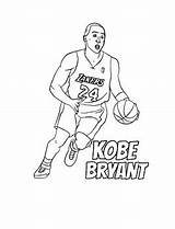 Bryant Kobe sketch template