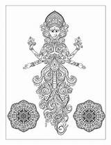 Mandala Mandalas Poses Adult sketch template