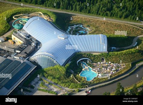 aerial view  trois forets holiday park  center parcs company stock photo royalty  image