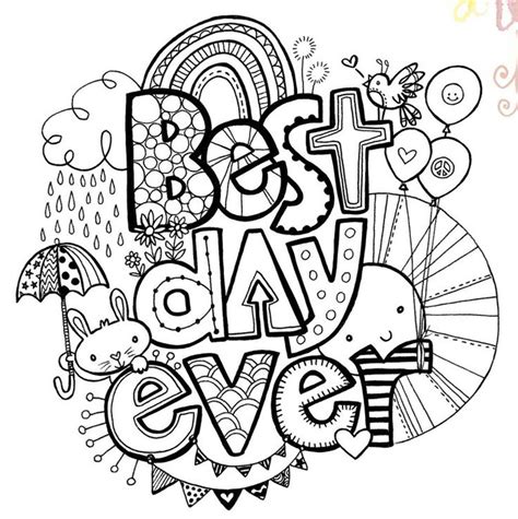 day  coloring page coloring book pages cute coloring pages