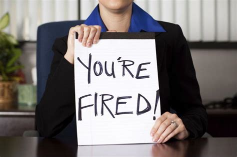 common reasons  people  fired careerguide