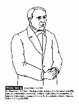 Coloring President Warren Harding Crayola Pages sketch template