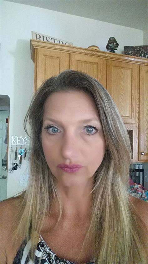 real 49 year old mom wearing sentimental splash liquid lipstick