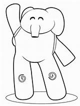 Pocoyo Colorir Elly Eli Imprimir Goma Dibujar Elefanta Plantillas Elefante Peque Turma Pocoyó Pig Peppa Gráficos Amigos Foami Imagene Annuaire sketch template