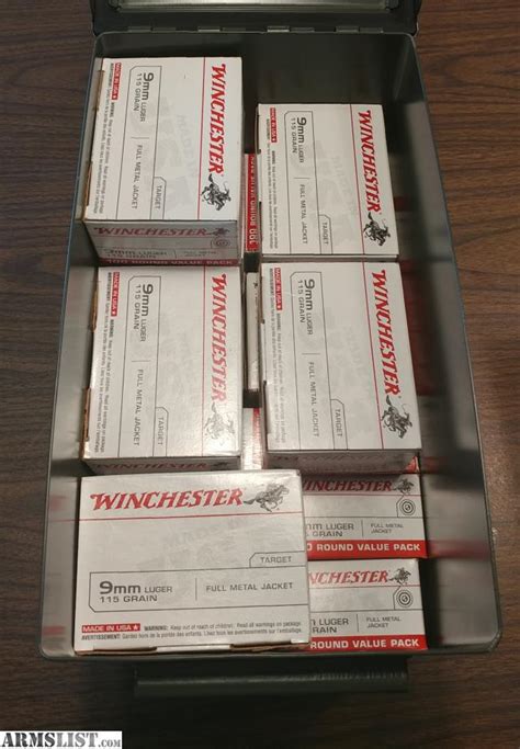 armslist  sale winchester white box  gr xmm luger ammo