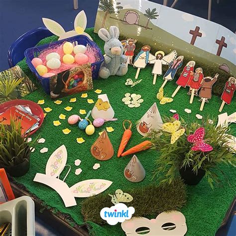 easter small world area easter activities  kids easter