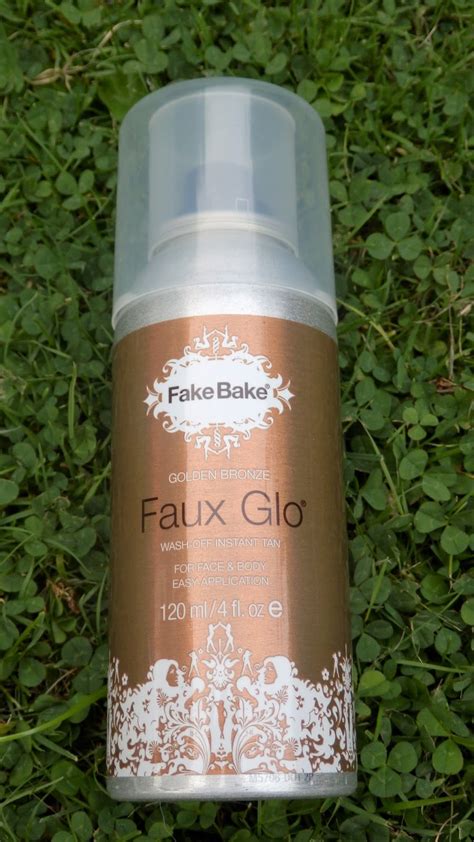 fake bake faux glo instant tan spray review