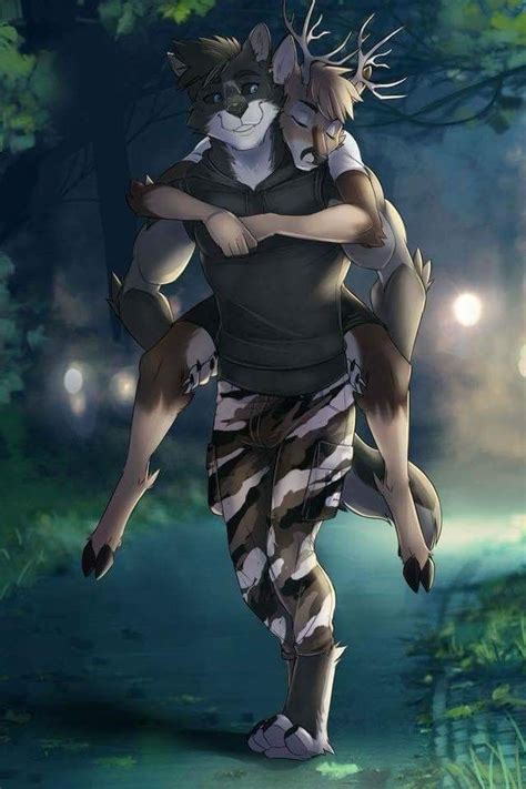 pinterest furry couple furry art deer furry