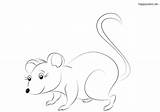 Mäuschen Waldtiere Maus Ausmalen Malvorlage sketch template