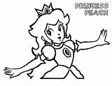Peach Princess Coloring Pages Game Mario Kart Printable Super Baby sketch template