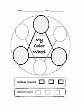 Color Wheel Cub Wolf Scouts Primary Hands Head Artroom Heart Kindergarten Wheels Elective Worksheet Scout Mixing Projects Secondary Kids Grade sketch template